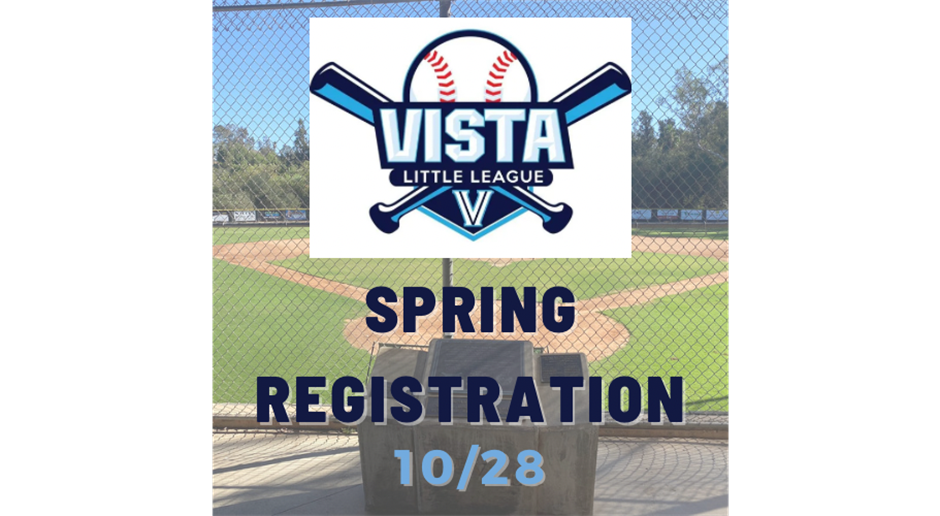 Spring Registration Opens 10/28