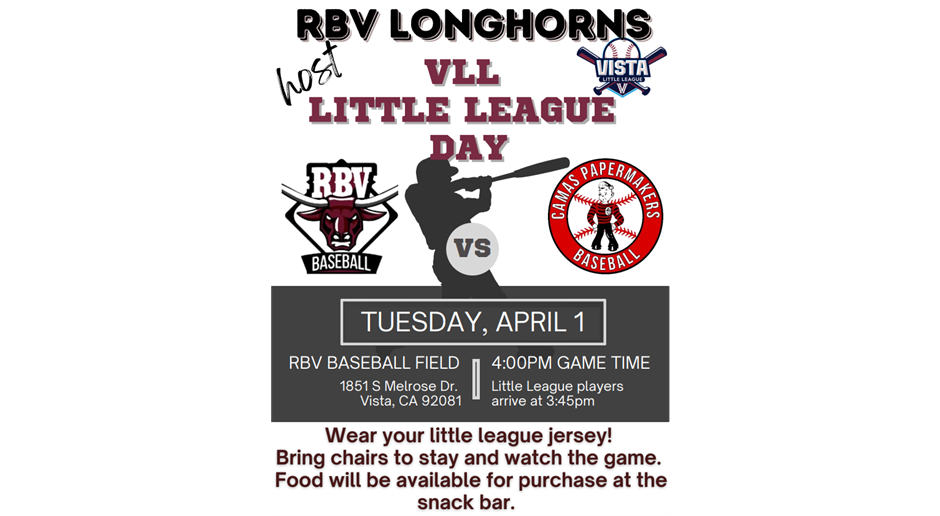 VLL Little League Day at RBV