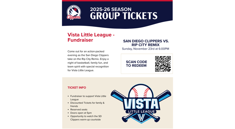 VLL Night with the San Diego Clippers