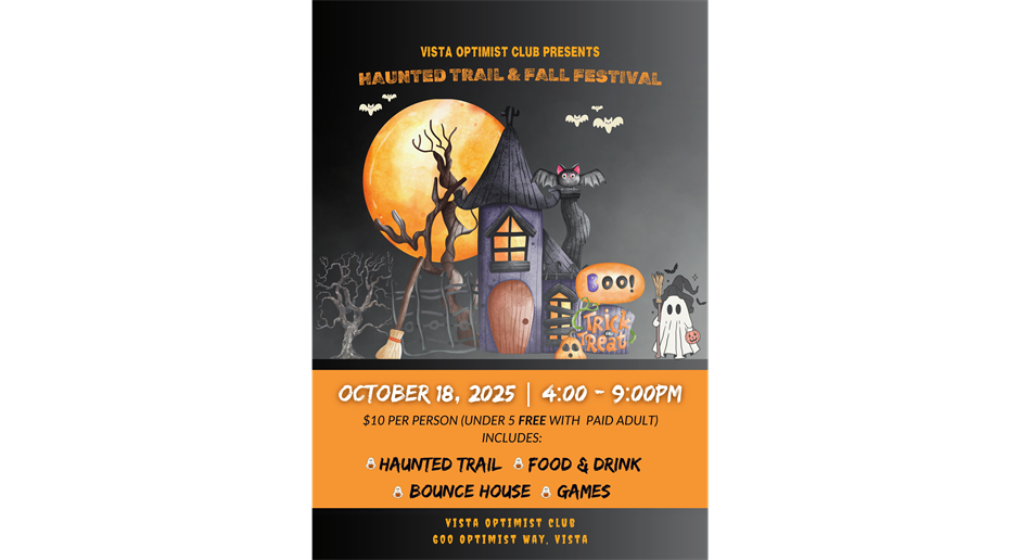 Optimist Club Haunted Trail & Fall Festival