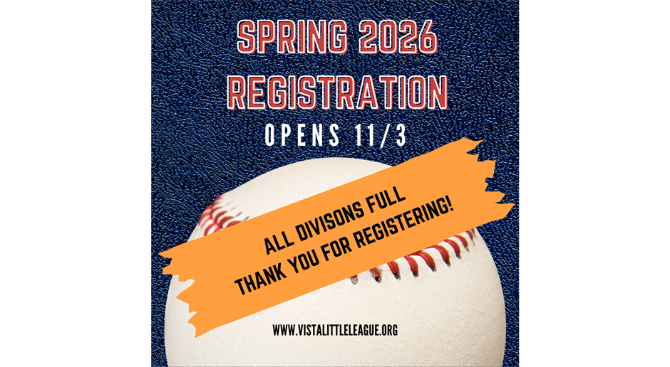 Spring 2026 Registration Opens 11/3